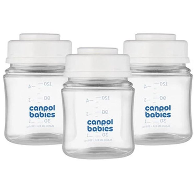 Набор бутылочек Canpol babies, для молока и еды, 3 шт. х120 мл (35/235) - фото 1