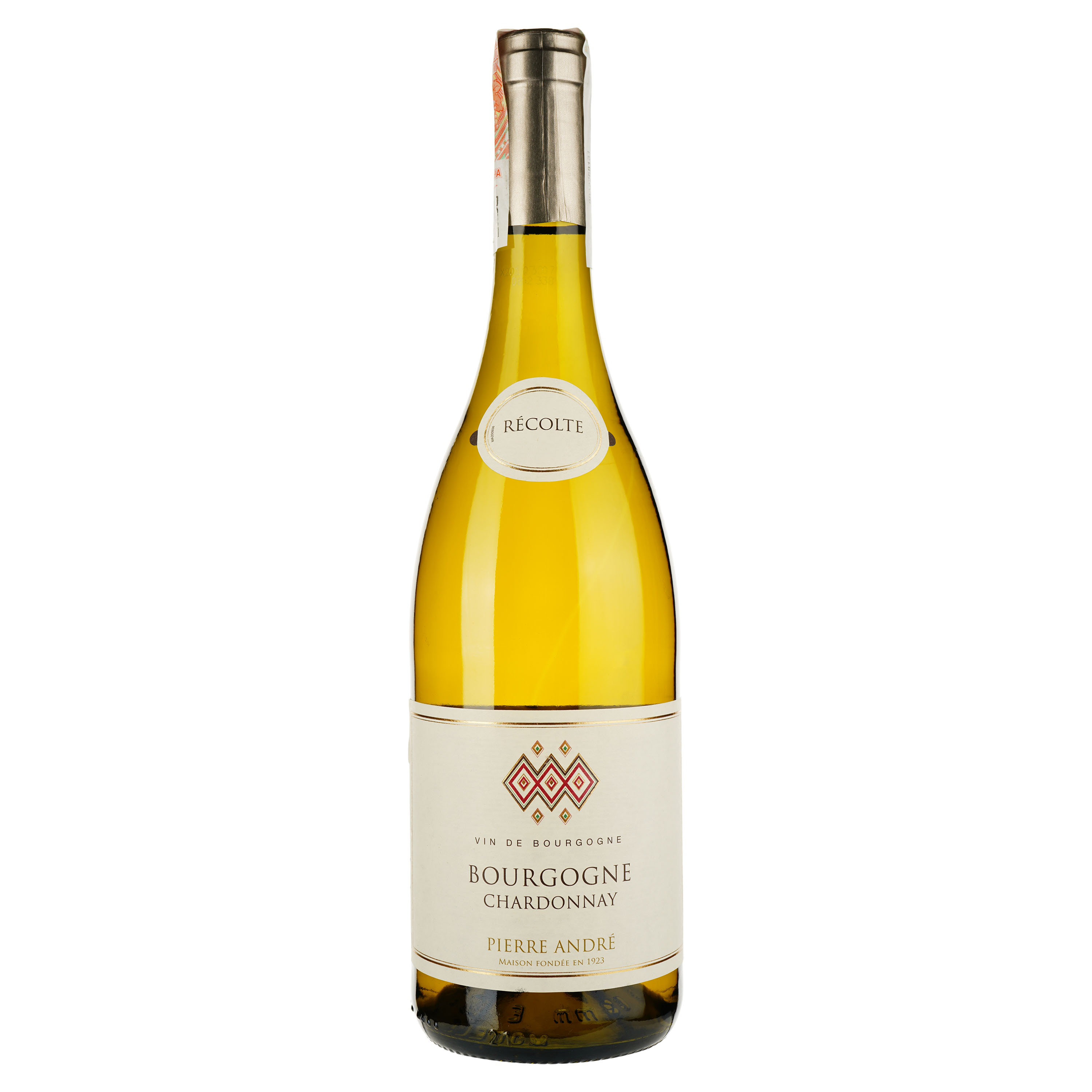 Вино Pierre Andre Bourgogne Chardonnay White, белое, сухое, 0,75 л - фото 1
