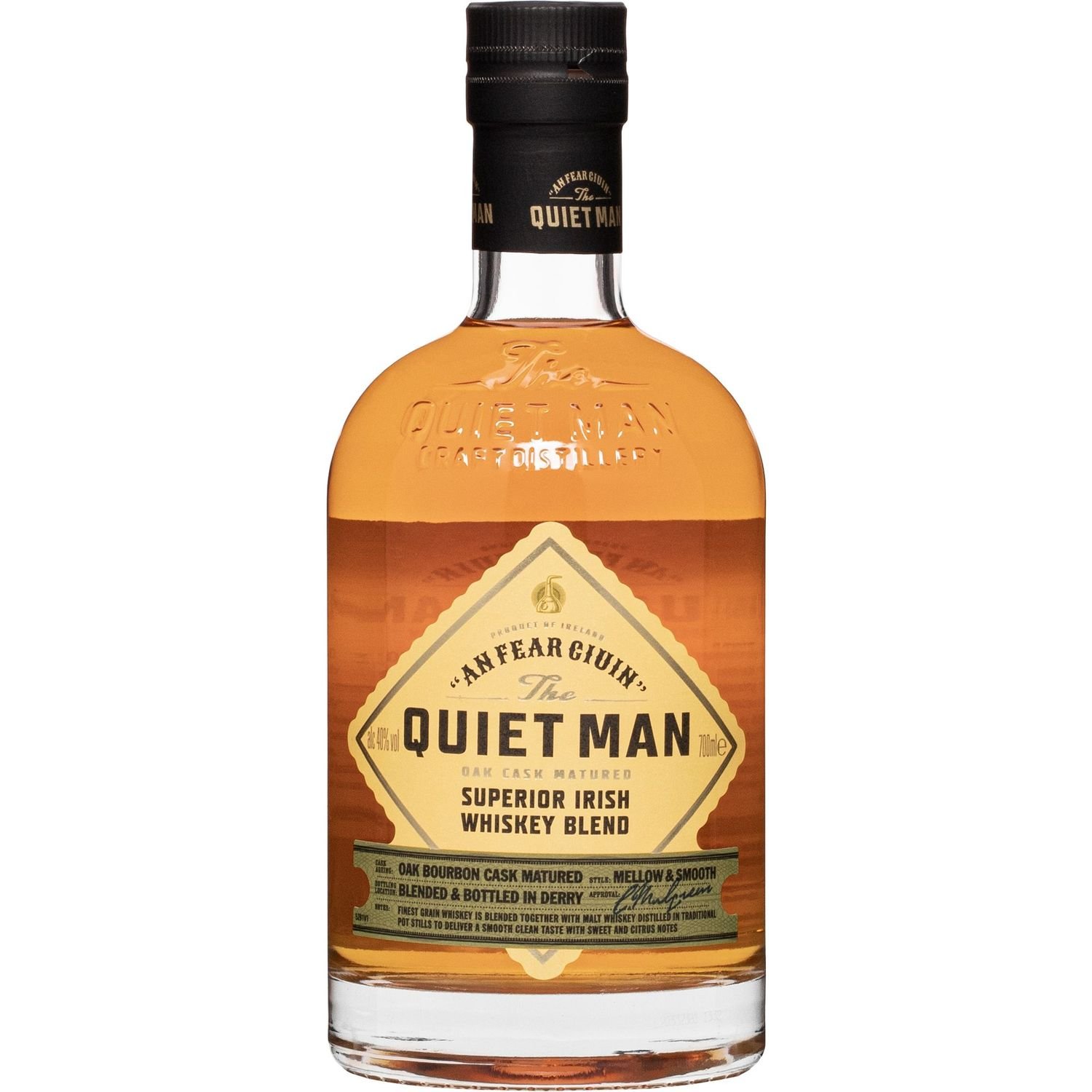 Виски Luxco The Quiet Man Blended Irish Whiskey, 40%, 0,7 л - фото 1