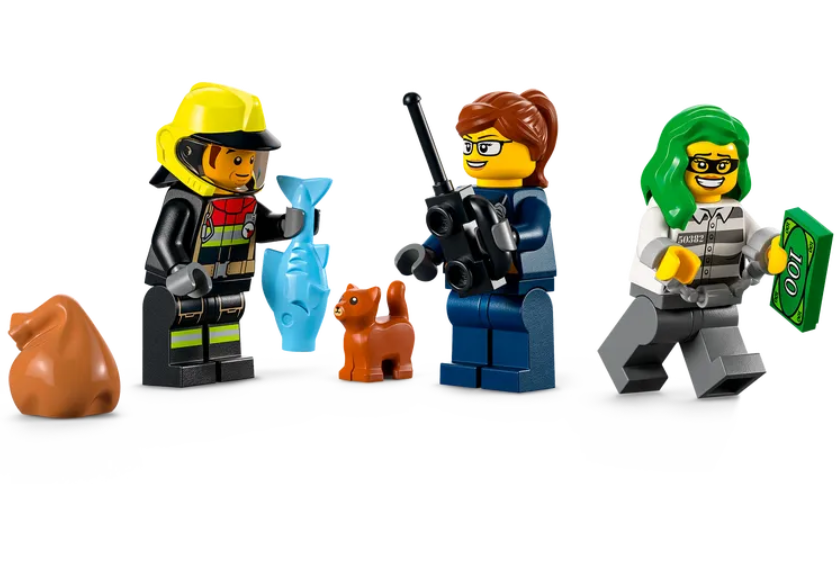 Конструктор LEGO City Пожарная бригада и полицейская погоня, 295 деталей (60319) - фото 8