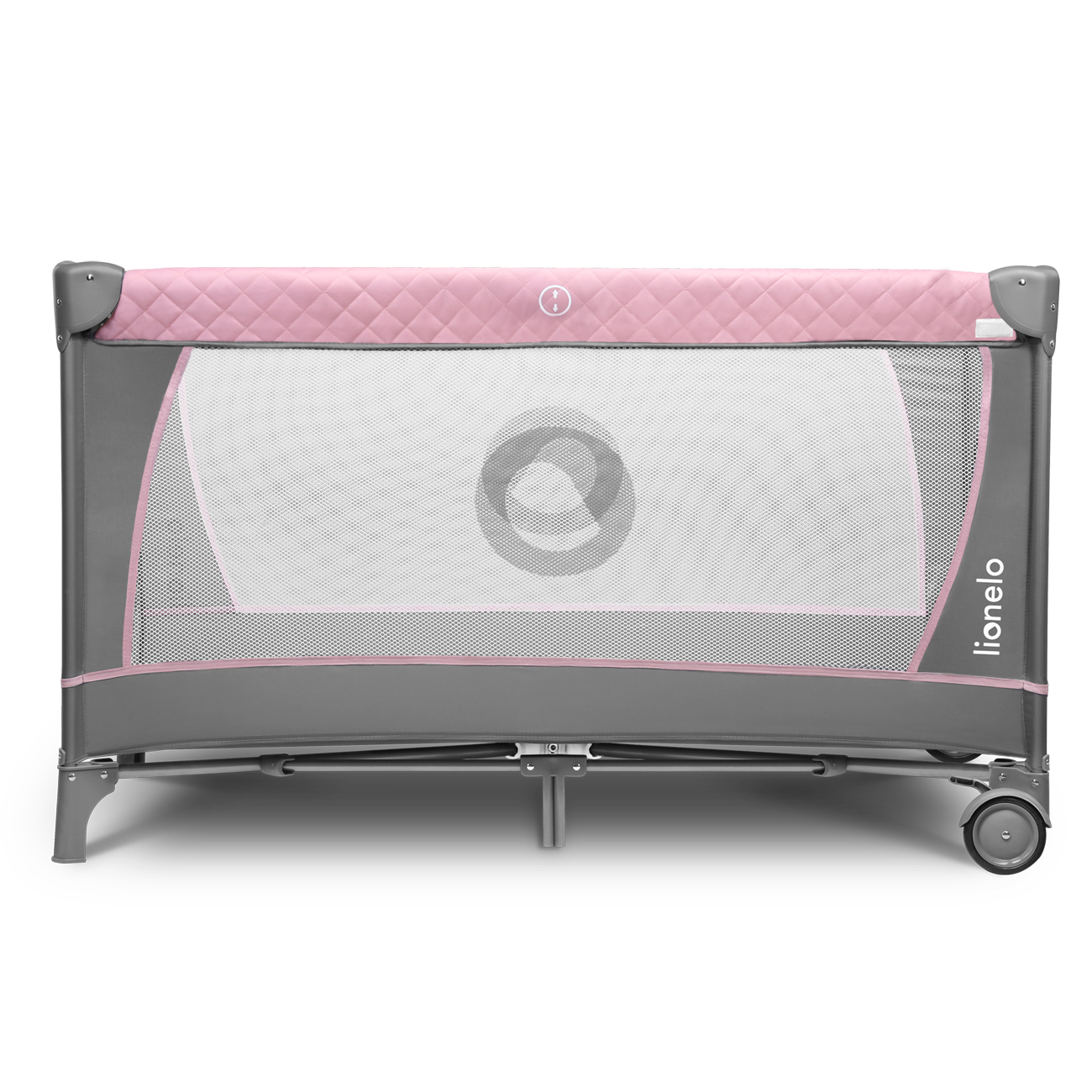 Манеж-ліжечко Lionelo Flower, рожевий з сірим (LO.FL01) - фото 7