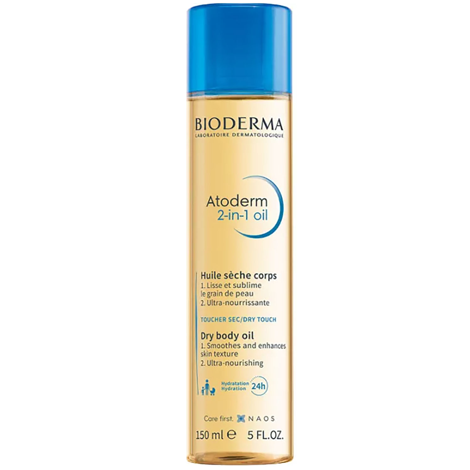 Сухое питательное масло Bioderma Atoderm 2-in-1 Oil Huile Seche Corps для сухой кожи лица и тела 150 мл - фото 1