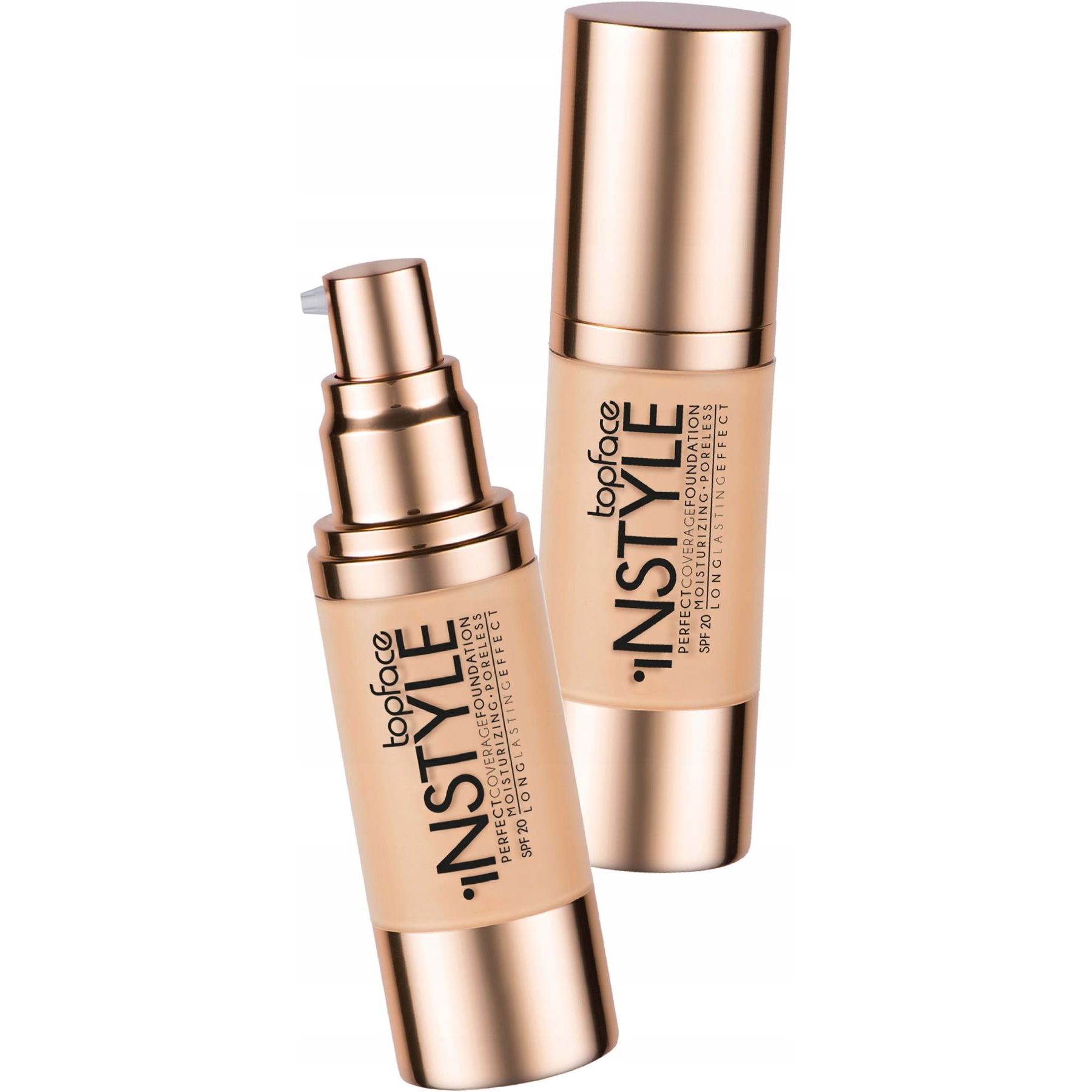 Тональна основа TopFace Instyle Perfect Coverage Foundation PT463 відтінок 003, 30 мл - фото 1