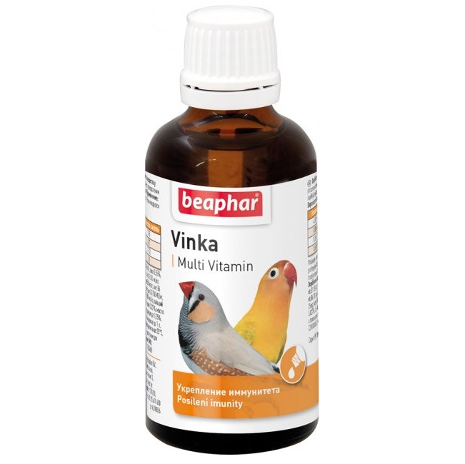 Витамины Beaphar Vinka для птиц, 50 мл (10267) - фото 1