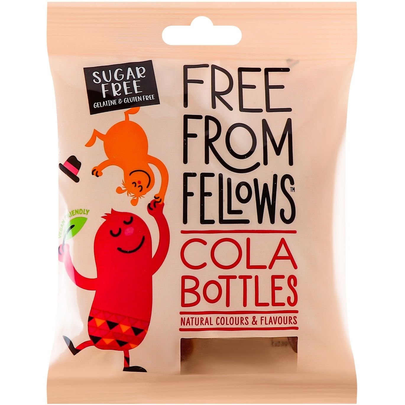 Конфеты Free From Fellows Cola Bottles жевательные 70 г (924639) - фото 1