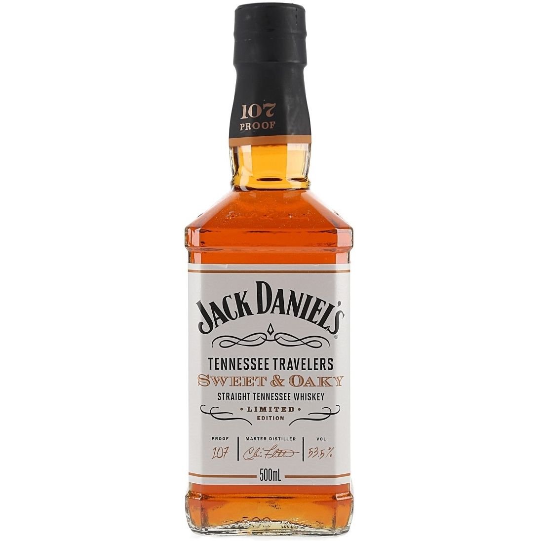 Виски Jack Daniel's Tennessee Travelers No 1 Sweet&Oaky Straight Tennessee Whiskey, 53,5%, 0,5 л - фото 1
