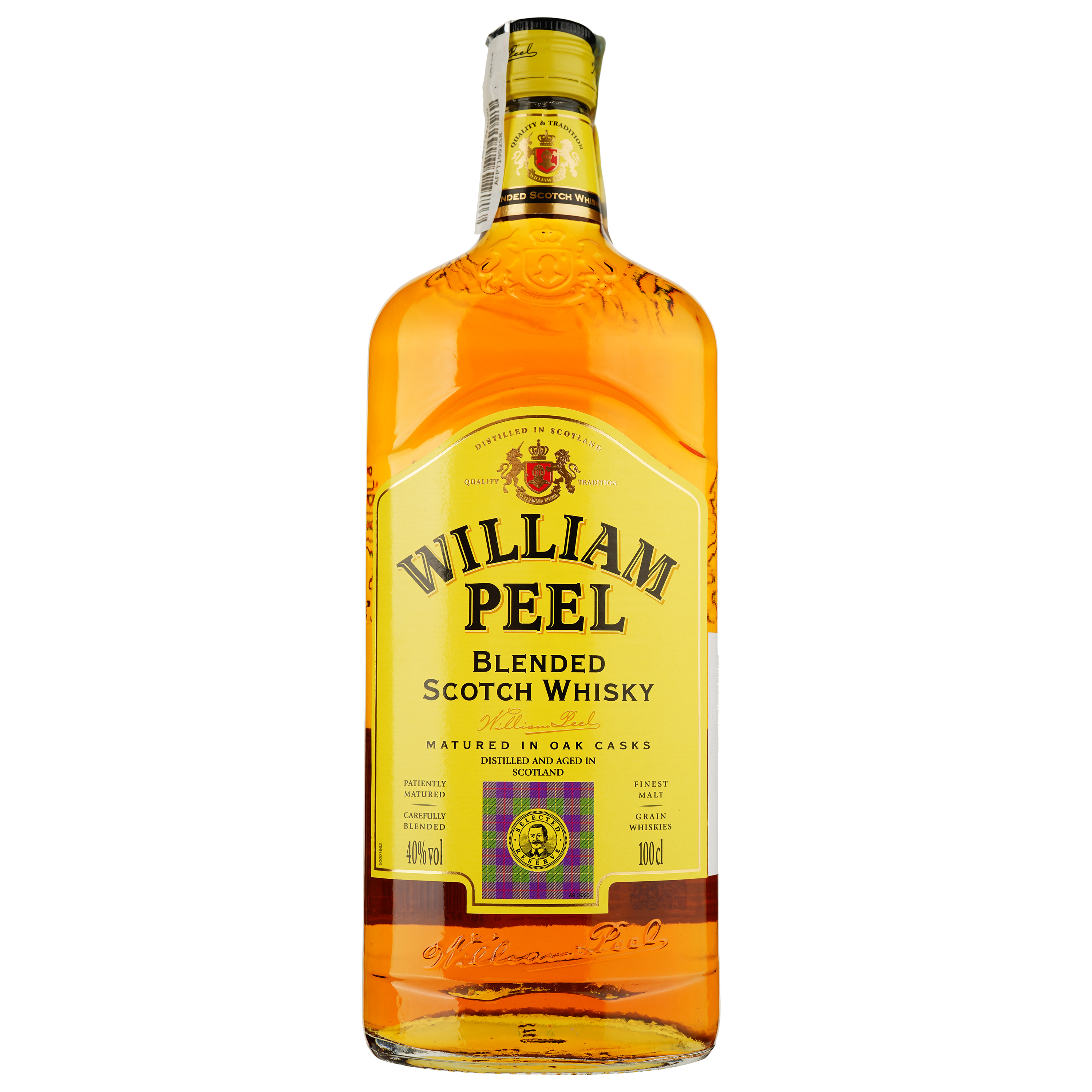 Віскі William Peel Blended Scotch Whisky 40% 1 л - фото 1