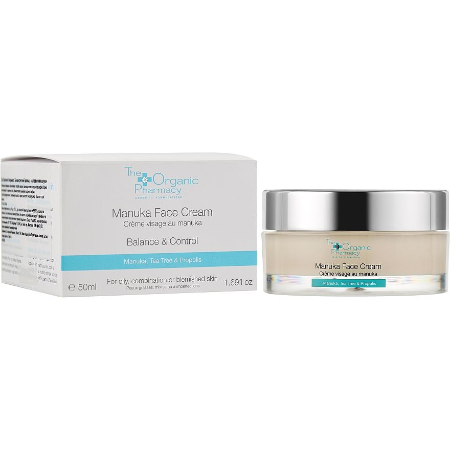 Крем для проблемной кожи лица The Organic Pharmacy Manuka Face Cream, 50 мл - фото 1