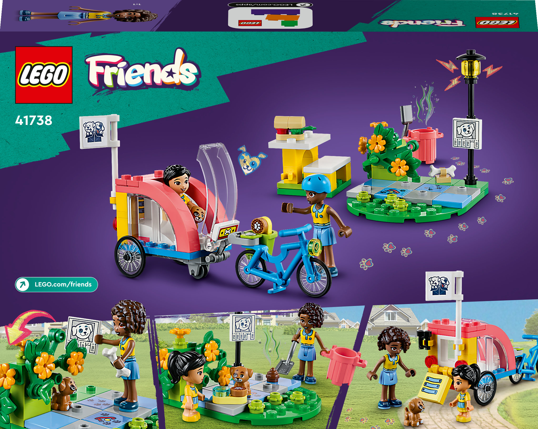 Конструктор LEGO Friends Рятувальний велосипед для собак, 125 деталей (41738) - фото 9