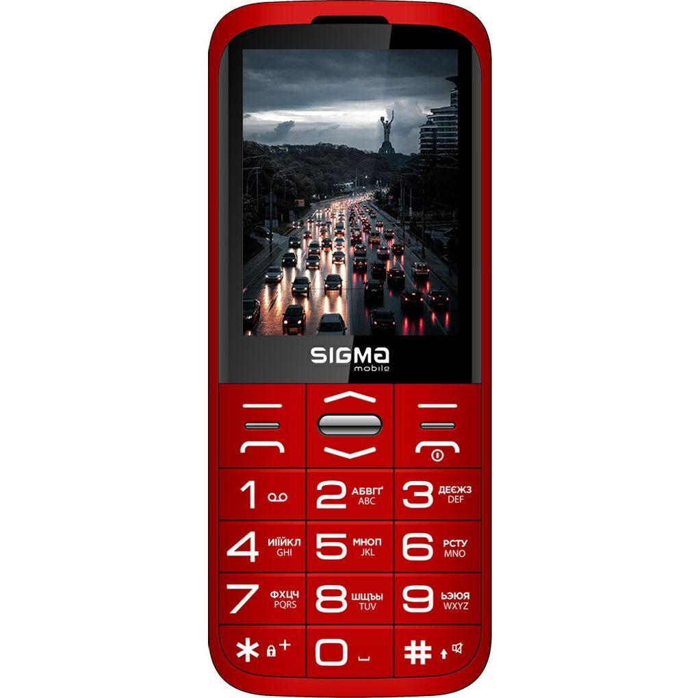 Мобильный телефон Sigma Comfort 50 CF212 Grace Red (UA UCRF) - фото 1