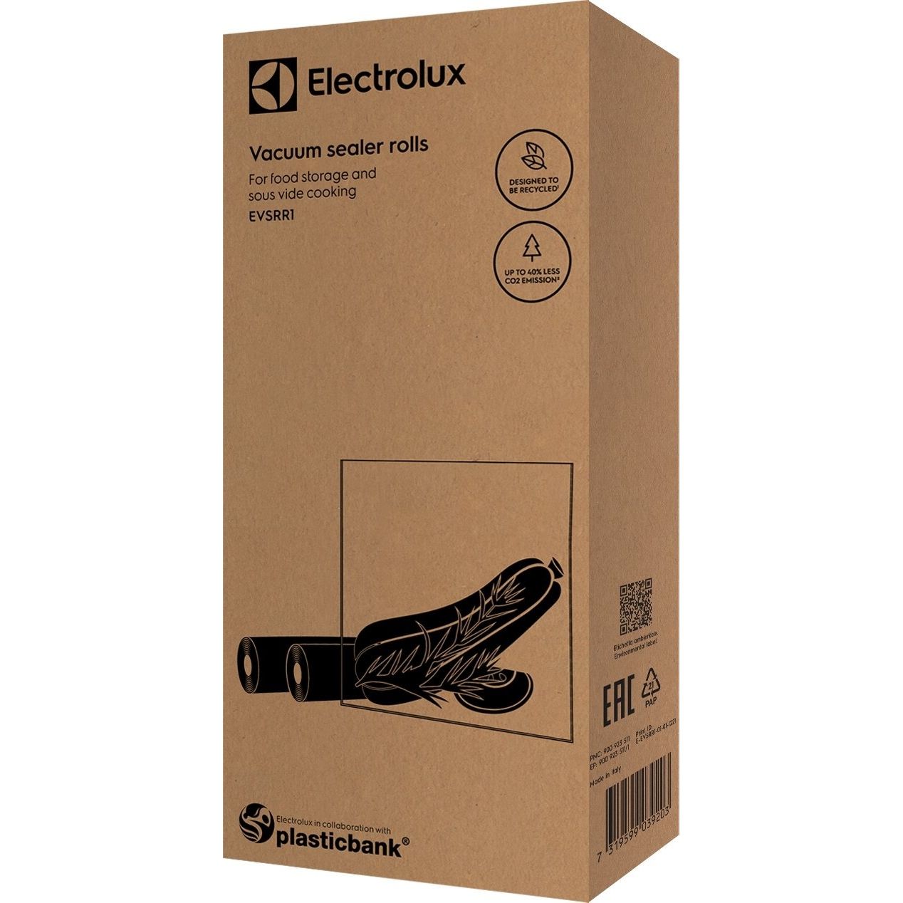 Пакети для вакуумного пакувальника Electrolux EVSRR1, 2 рулона (900923511) - фото 1