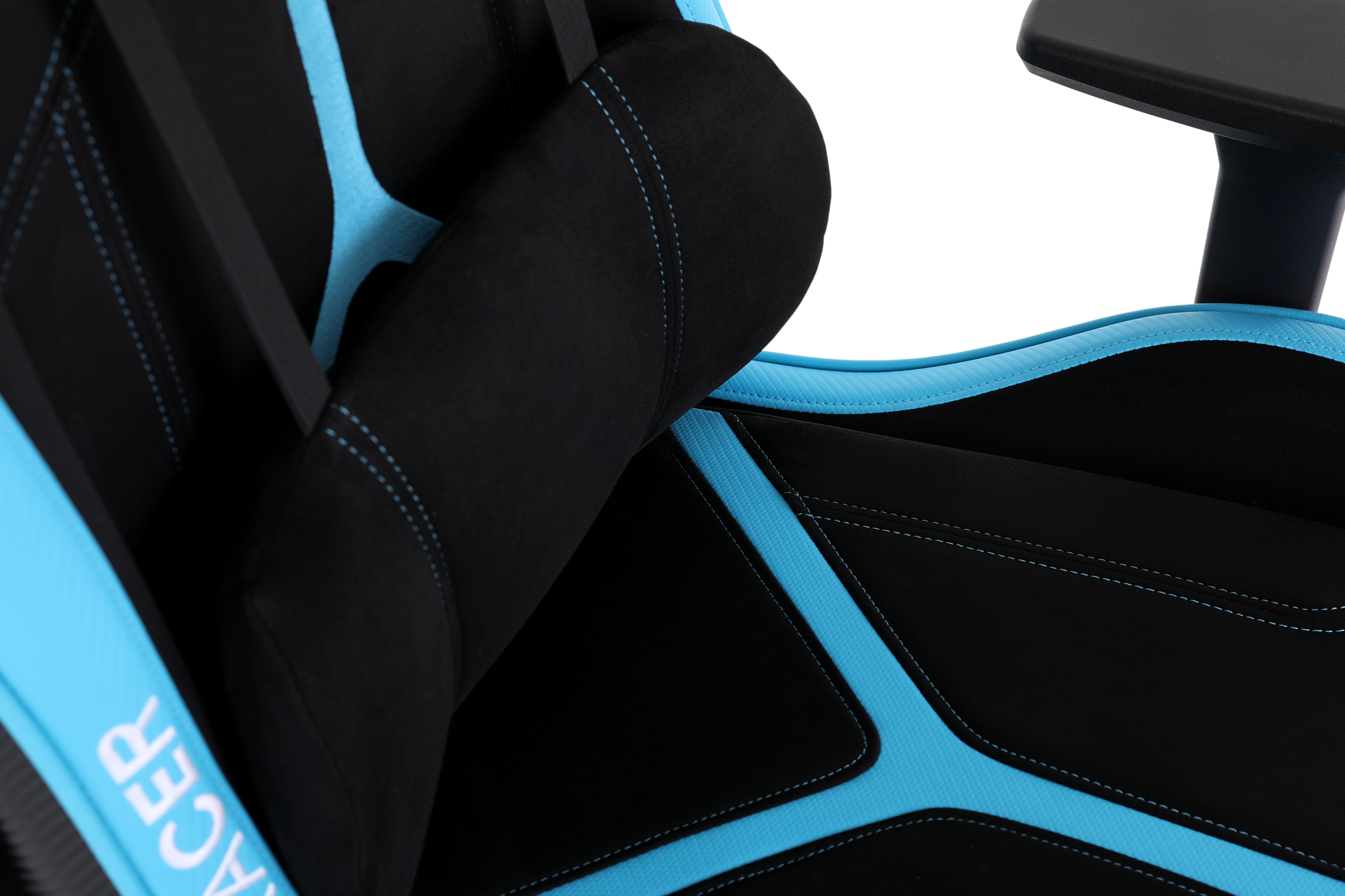 Геймерское кресло GT Racer черное с синим (X-2565 Black/Blue) - фото 9