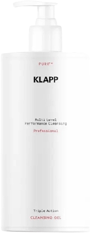 Очищувальний гель Klapp Multi Level Performance Triple Action Cleansing Gel 500 мл - фото 1