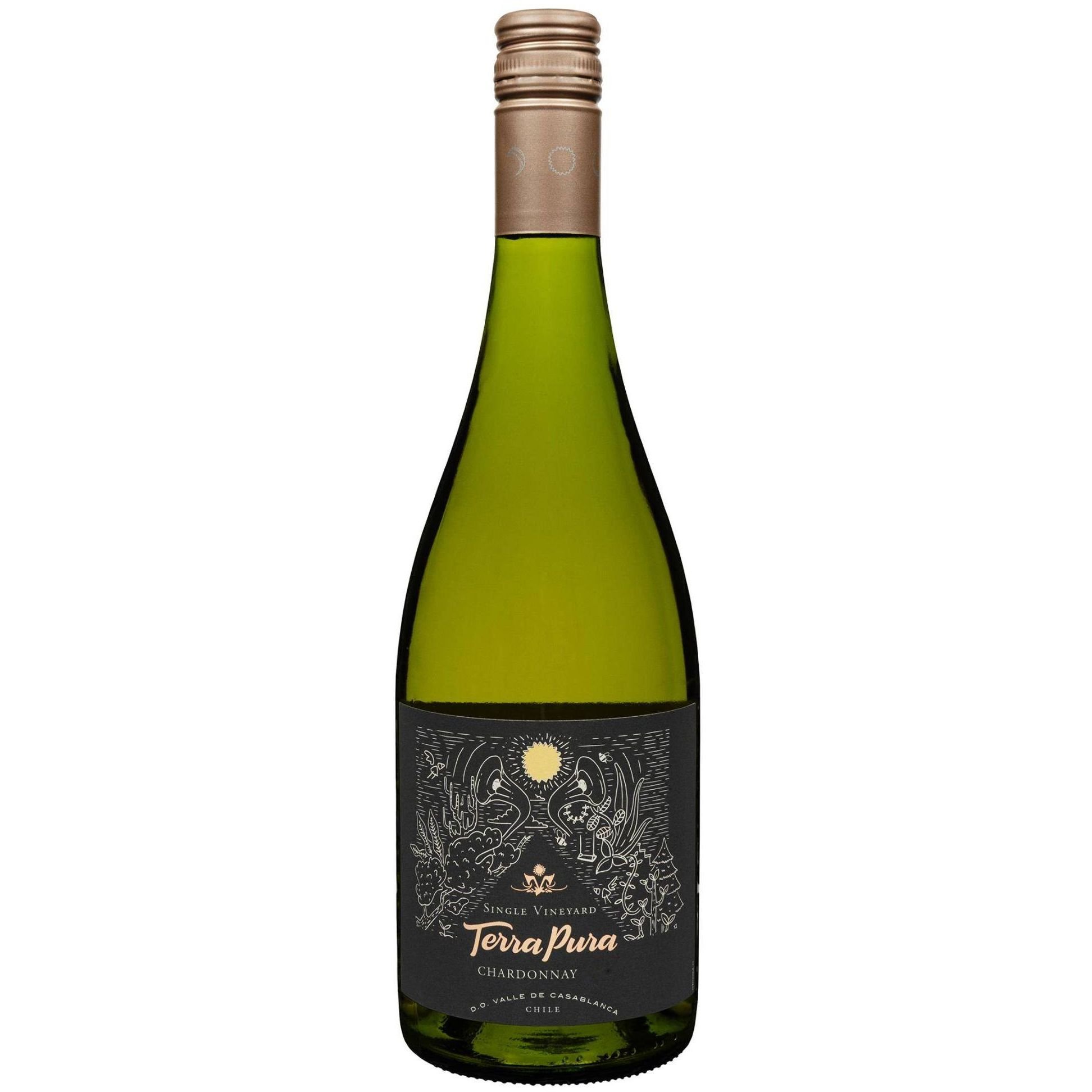 Вино Terra Pura Chardonnay Single Vineyard біле сухе 0.75 л - фото 1
