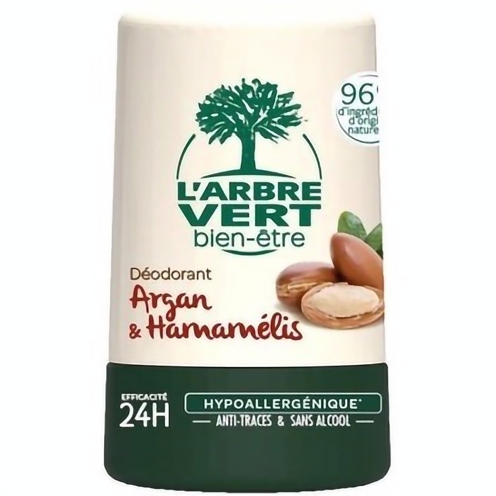 Дезодорант L'Arbre Vert с арганом и гаммамелисом, 50 мл - фото 1