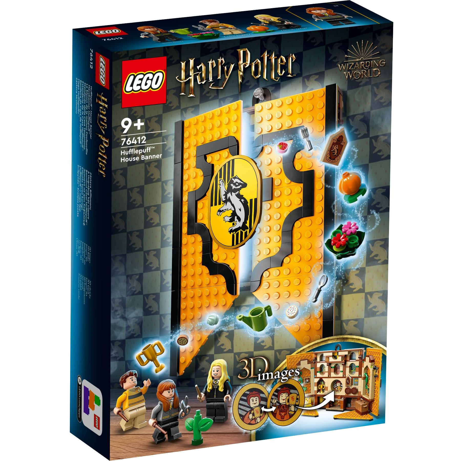 Конструктор LEGO Harry Potter Прапор гуртожитку Гафелпаф, 313 деталей (76412) - фото 1