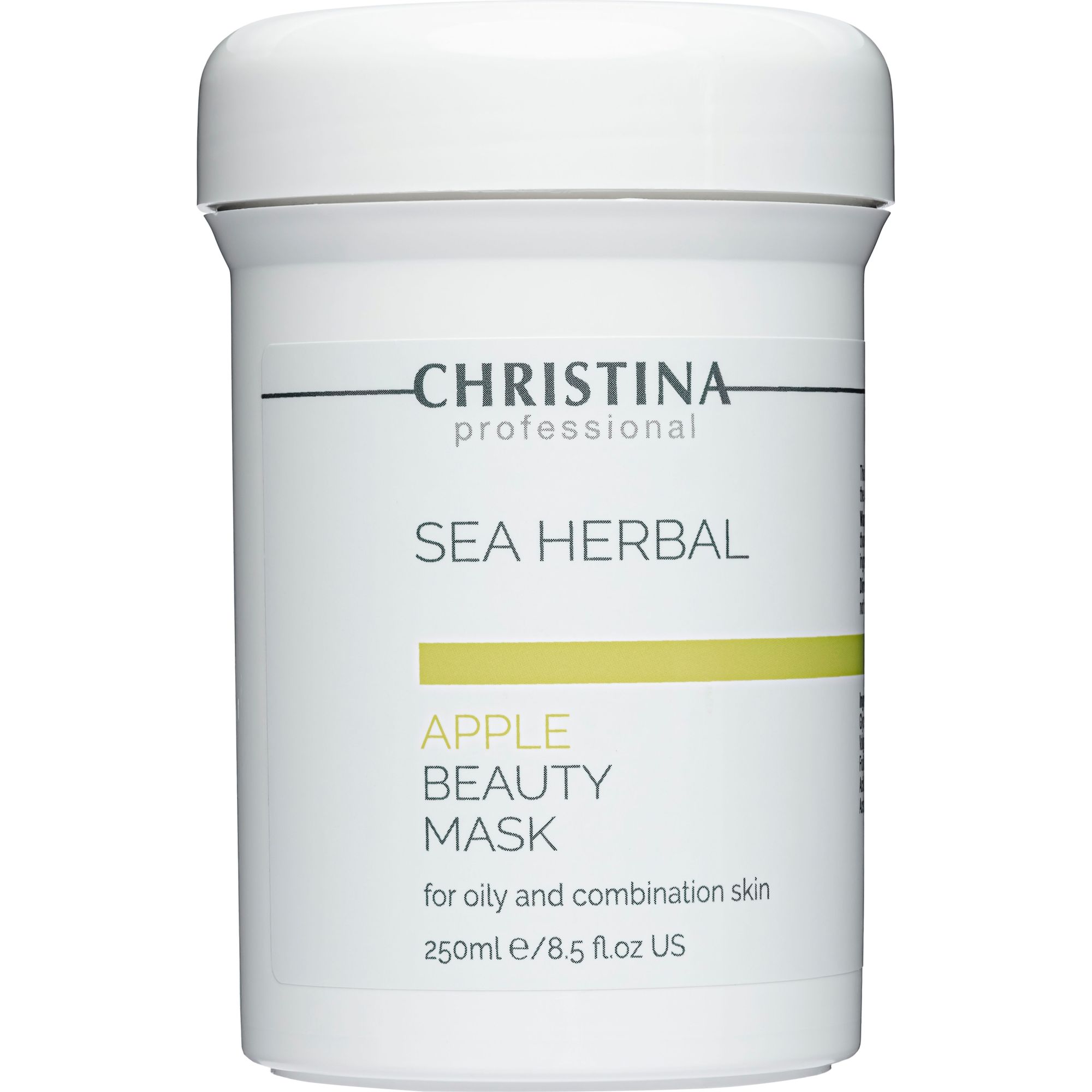 Яблочная маска красоты для жирной и комбинированной кожи Christina Sea Herbal Apple Beauty Mask 250 мл - фото 1