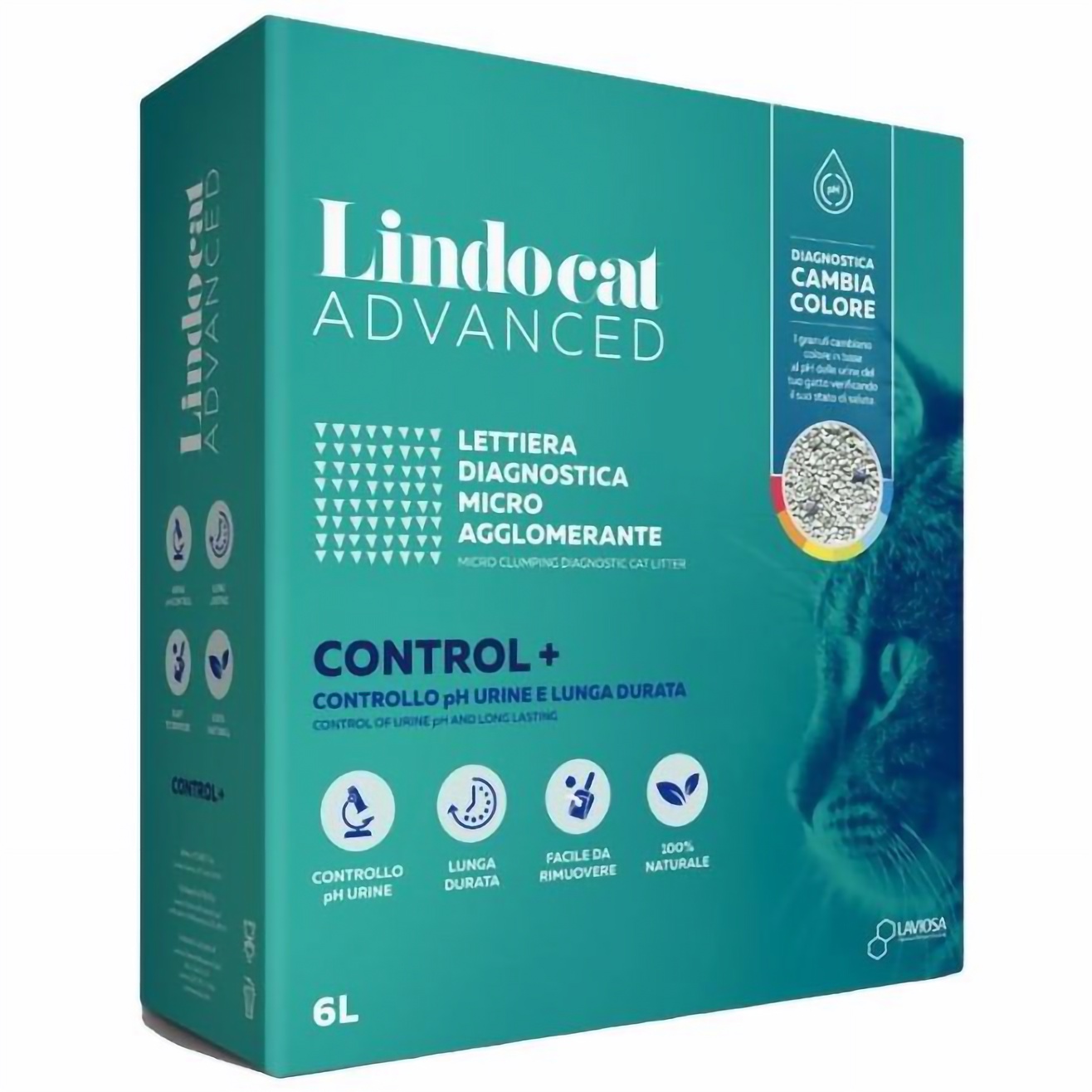 Бентонітовий наповнювач Lindocat MyBabypowder велика гранула з ароматом дитячої присипки 6 л (3RGGLC.TS10LCBP) - фото 1