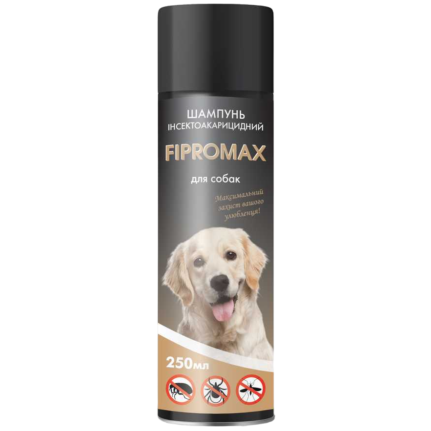 Шампунь для собак середніх та великих порід Fipromax проти бліх, 250 мл - фото 1