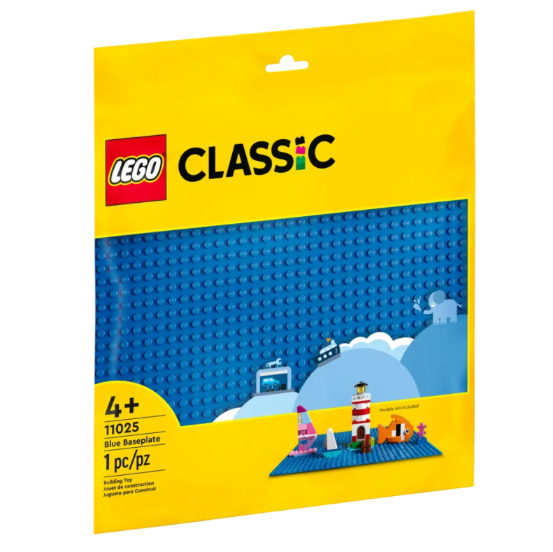 Конструктор LEGO Classic Синя базова пластина, 1 деталь (11025) - фото 1