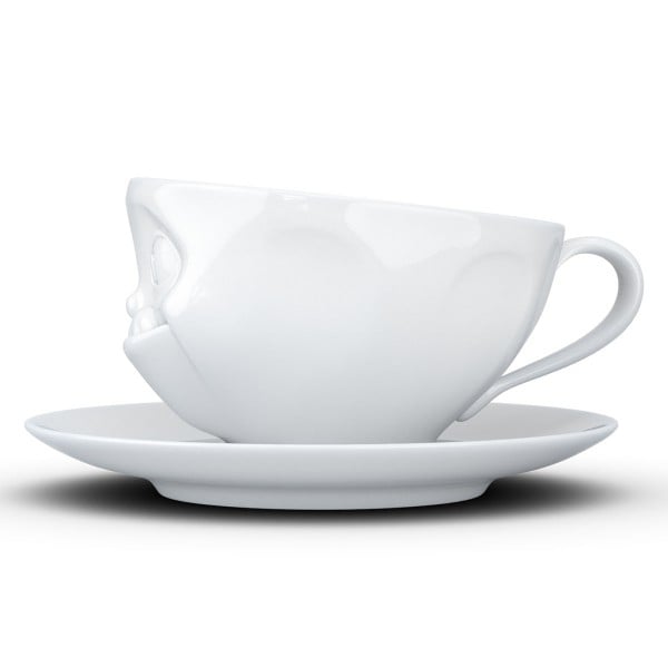 Чашка з блюдцем для кави Tassen Смакота 200 мл, порцеляна (TASS14601/TA) - фото 4