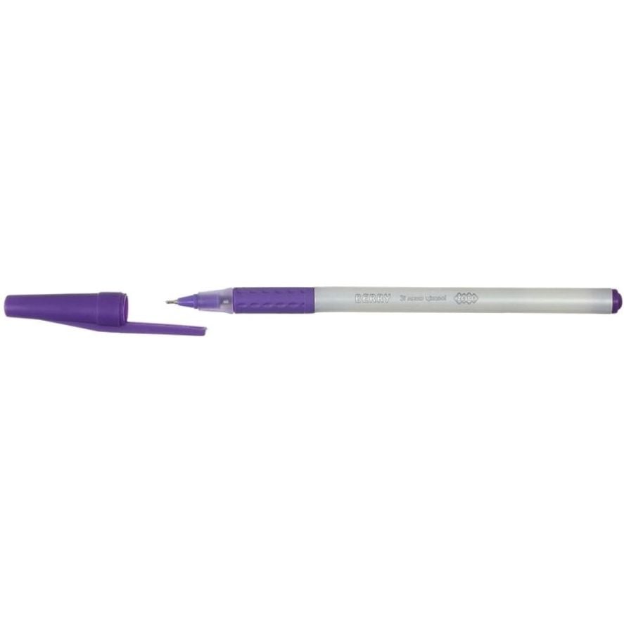 Ручка масляна ZiBi Berry Kids Line 0.5 мм в асортименті (ZB.2263-01) - фото 1