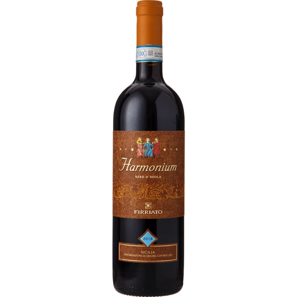 Вино Firriato Harmonium Nero d'Avola 2018, красное, сухое, 0,75 л - фото 1