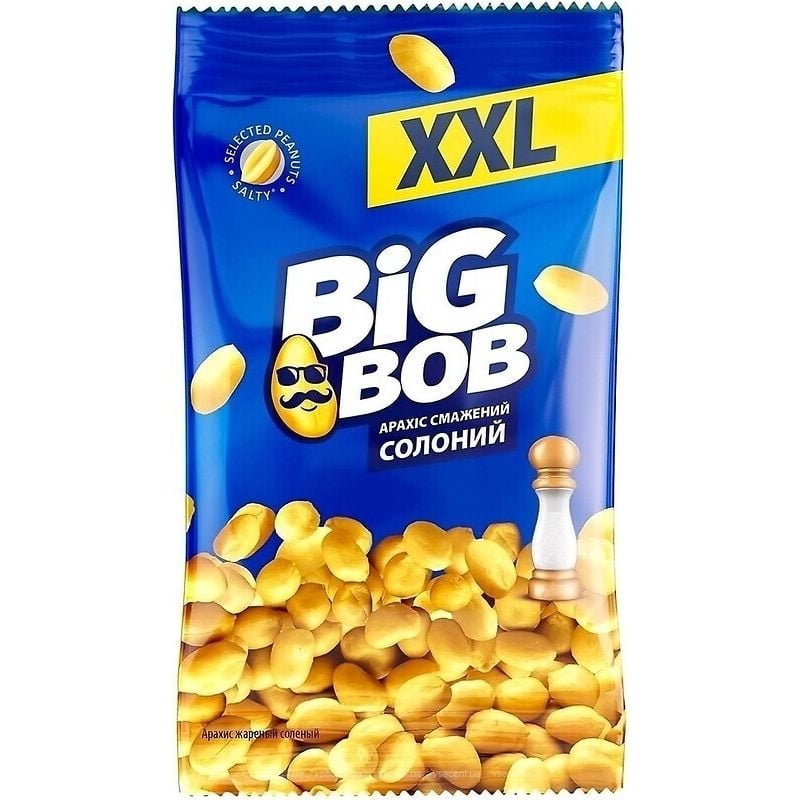 Арахіс Big Bob XXL смажений солоний 170 г (786146) - фото 1
