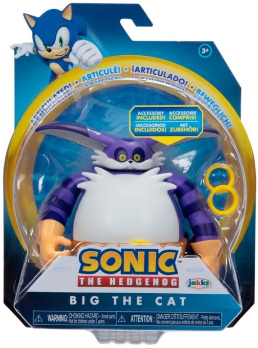 Игровая фигурка Sonic the Hedgehog Модерн Кот Биг, с артикуляцией, 10 см (41680i-GEN) - фото 2