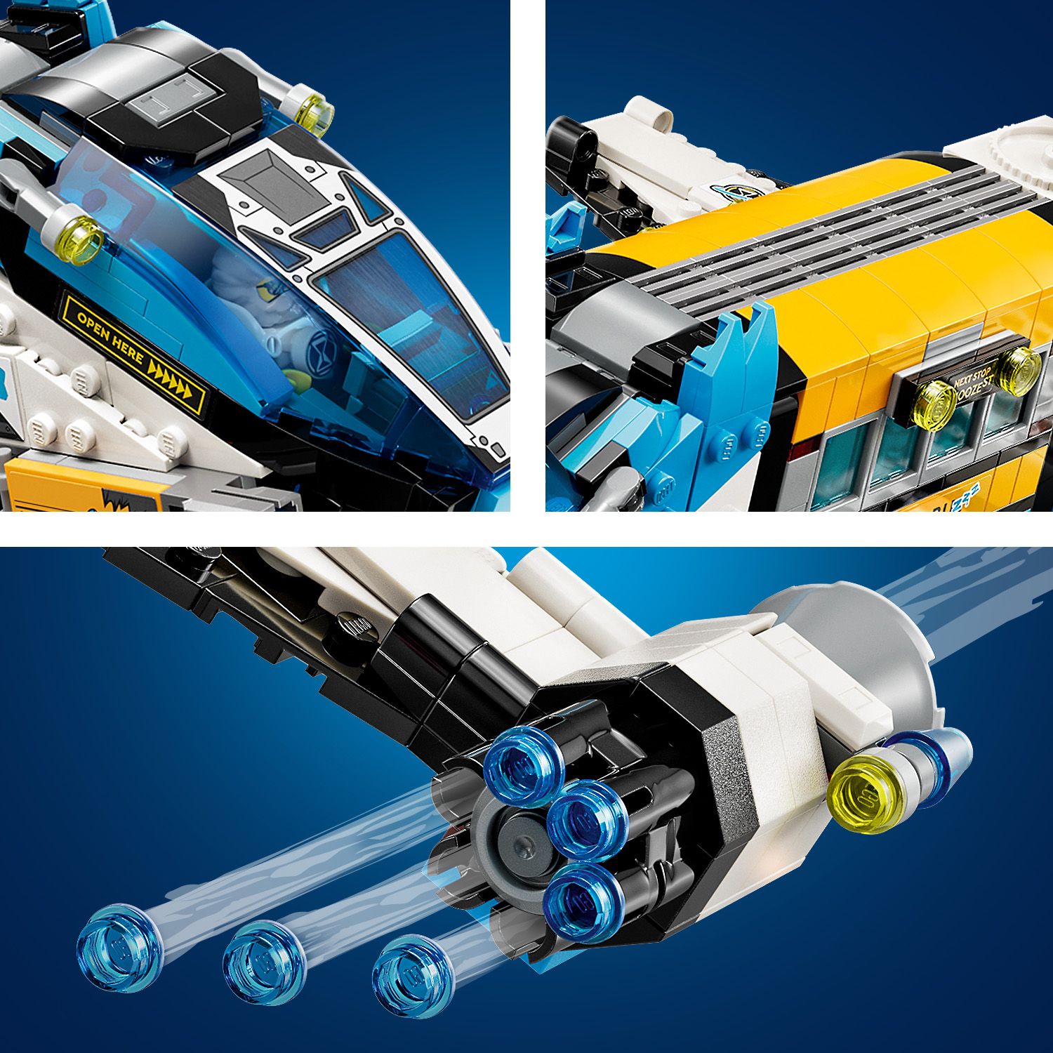 Конструктор LEGO DREAMZzz Космический автобус господина Оза 878 деталей (71460) - фото 8