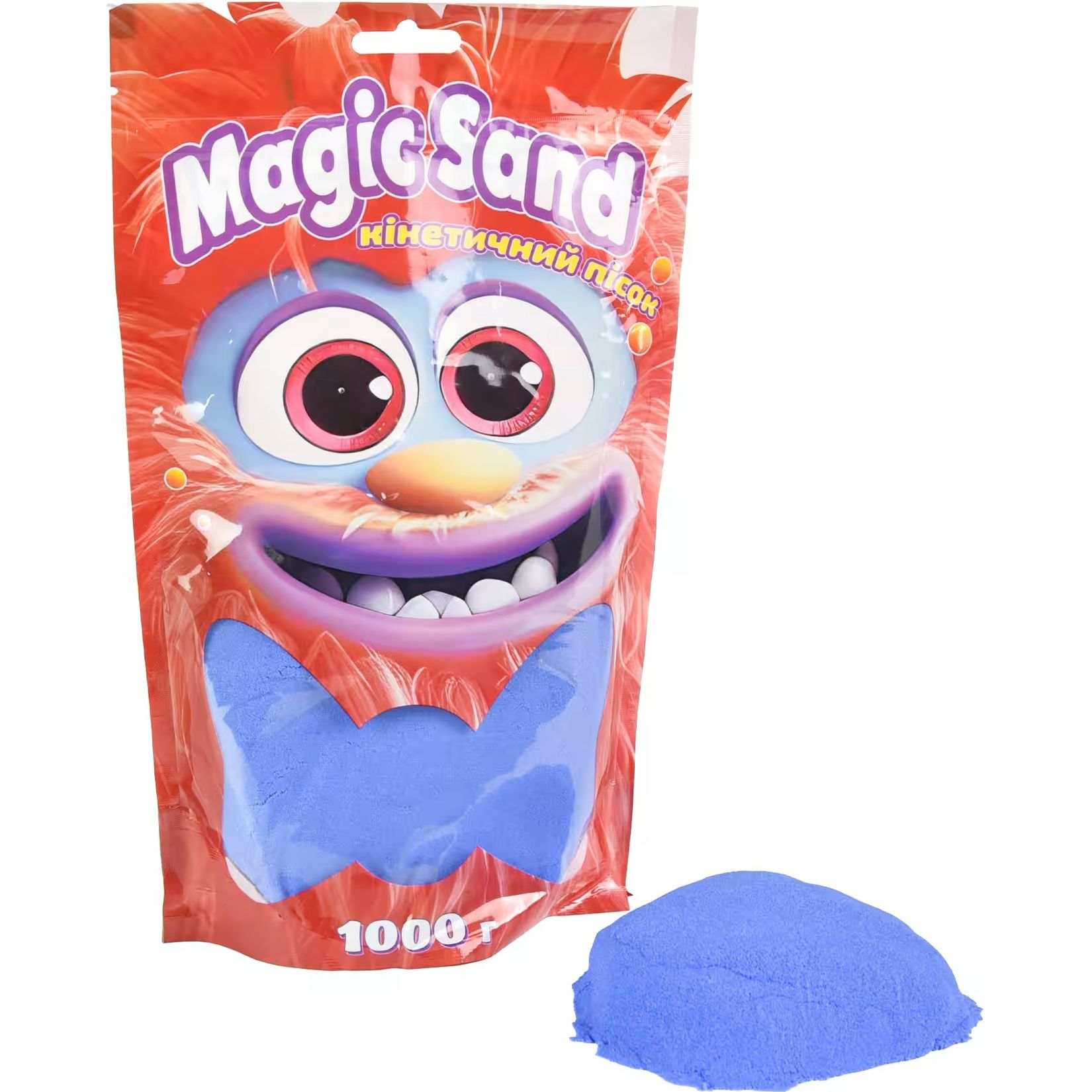 Кинетический песок Strateg Magic Sand синий 1 кг (39404-9) - фото 1