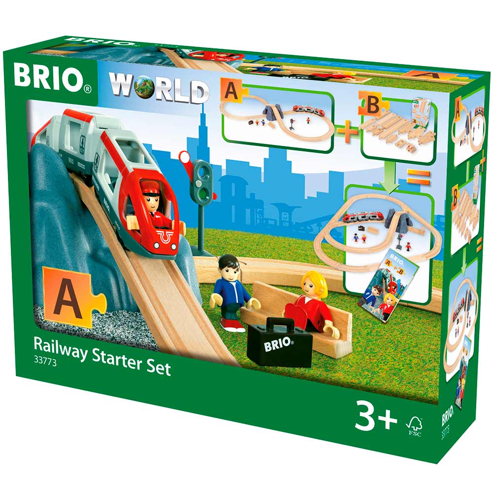 Детская железная дорога Brio Стартовый набор (33773) - фото 1