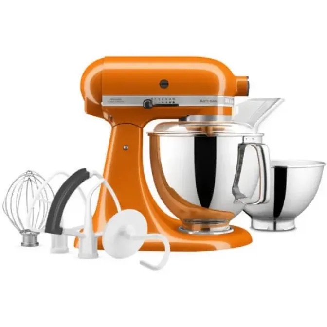 Планетарний міксер KitchenAid Artisan 4.8 л медовий (5KSM175PSEHY) - фото 5