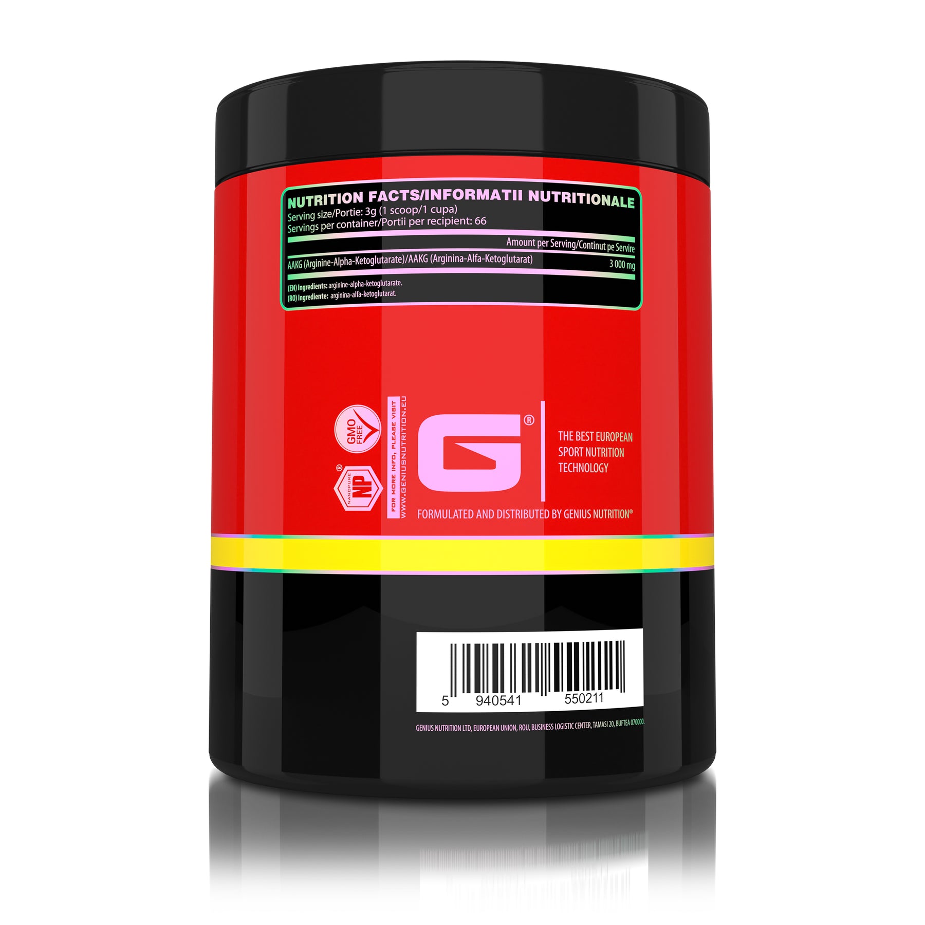 Предтреник Genius Nutrition AAKG 200 г - фото 2