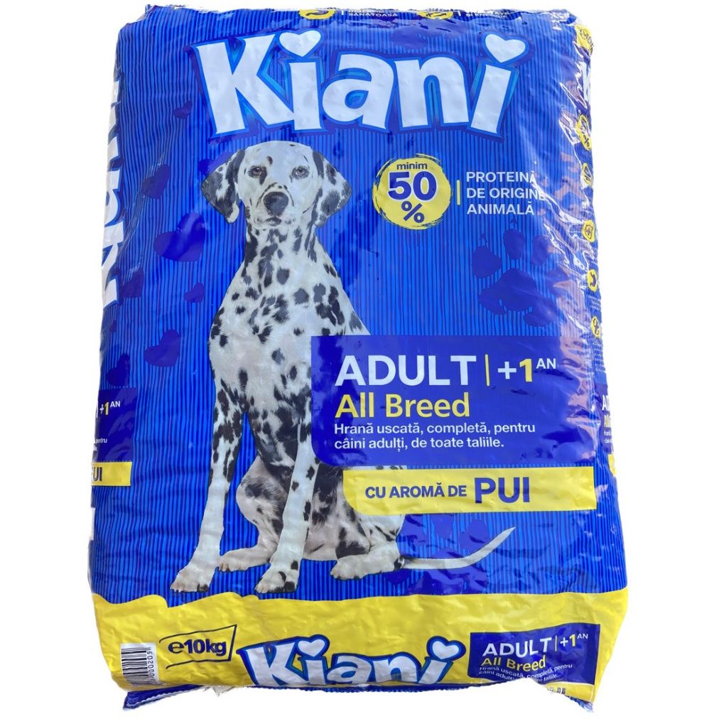 Сухой корм для собак Kiani Dog Petfood со вкусом курицы 10 кг - фото 1
