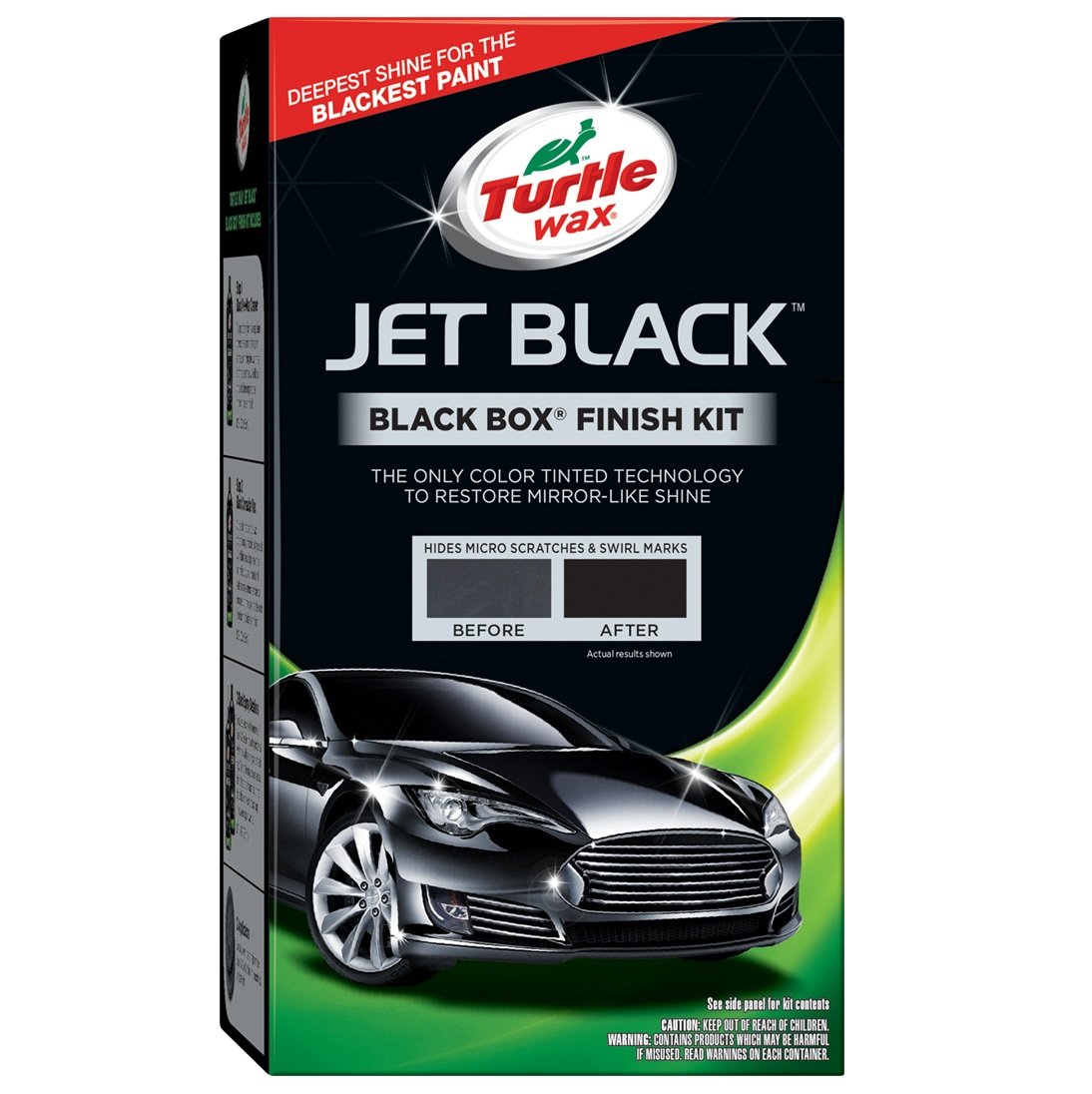 Блек бокс комплект MULTI Turtle Wax Jet Black Box для відновлення лакофарбового покриття чорного автомобіля (52731) - фото 1