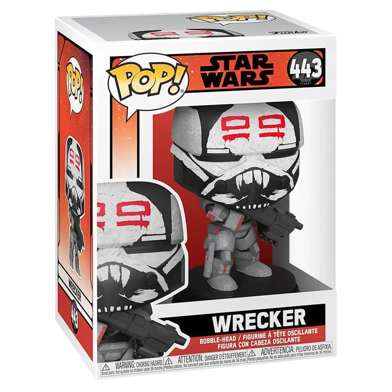 Фигурка Фанко Поп Звездные войны Крушитель Funko Pop Star Wars Wrecker 10 см SW W 443 - фото 3