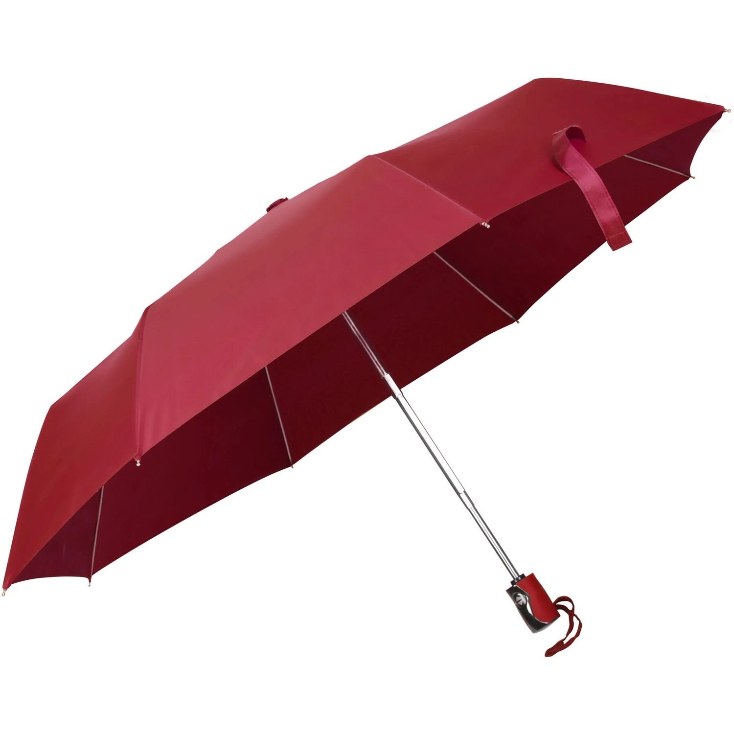 Зонт складной Bergamo Rich, красный (4551005) - фото 1
