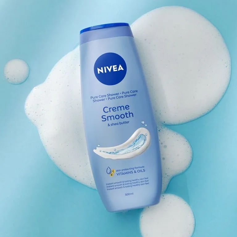 Гель догляд для душу Nivea Creme Smooth з олією ши 500 мл (84036) - фото 3