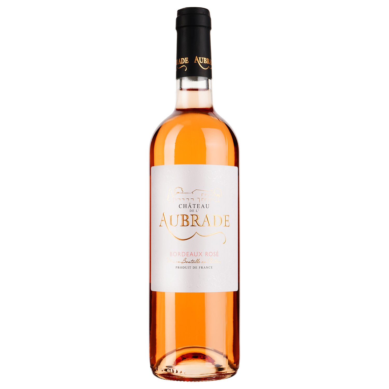 Вино Chateau De L'Aubrade Bordeaux Rose AOP, розовое, сухое, 0,75 л - фото 1