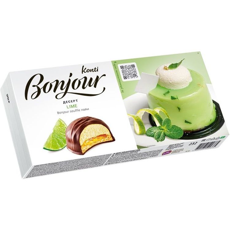 Десерт Bonjour лайм 232 г (225915) - фото 1