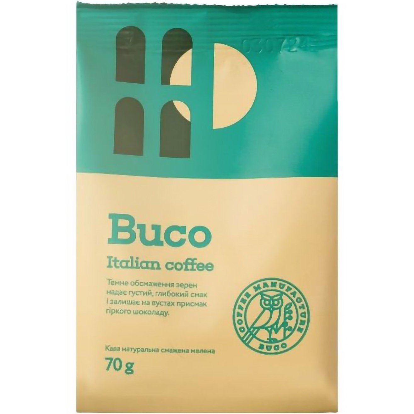 Кава мелена Buco Italian Blend 70 г (901953) - фото 1