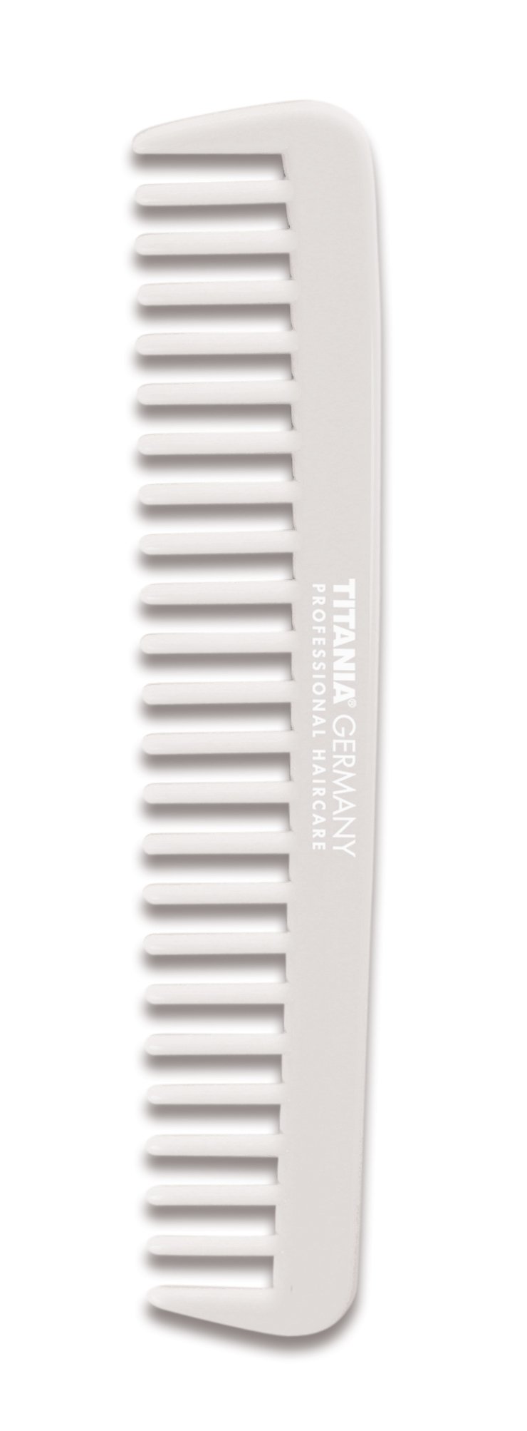 Гребінець для густого волосся Titania, 18,5 см, білий (1814-6 бел) - фото 1