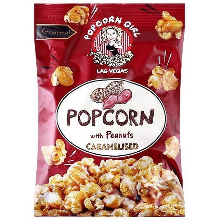 Попкорн Popcorn Girl карамелизированный, с арахисом, 90 г (912876) - фото 1
