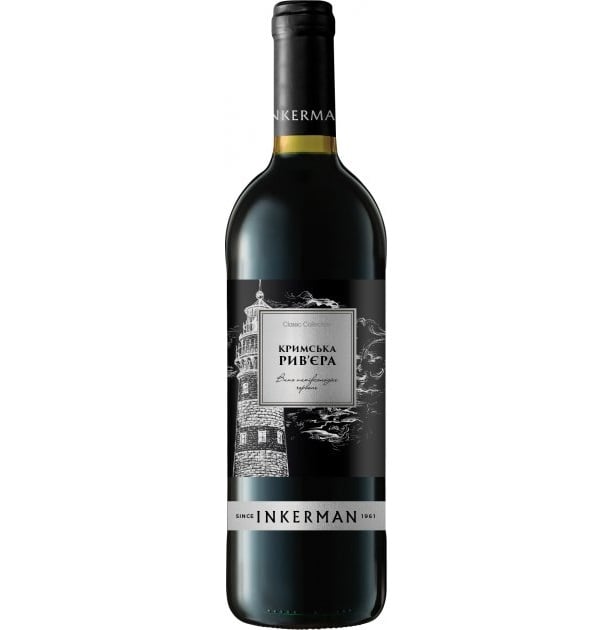 Вино Inkerman Крымская Ривьера красное, 13%, 0,75 л (AS1N122) - фото 1