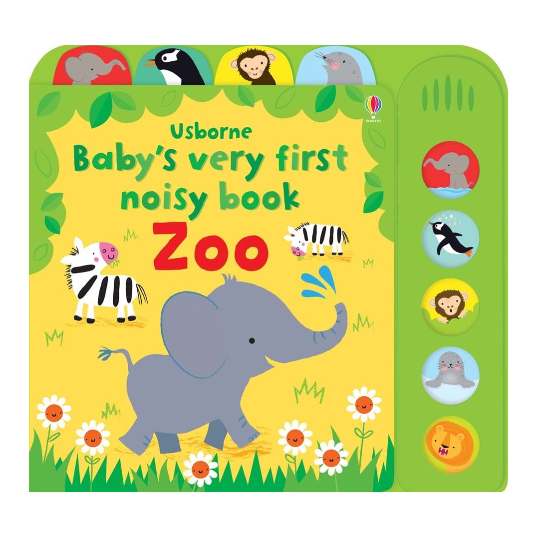 Музична книжка Baby's Very First Noisy book Zoo - Fiona Watt, англ. мова (9781409597117) - фото 1