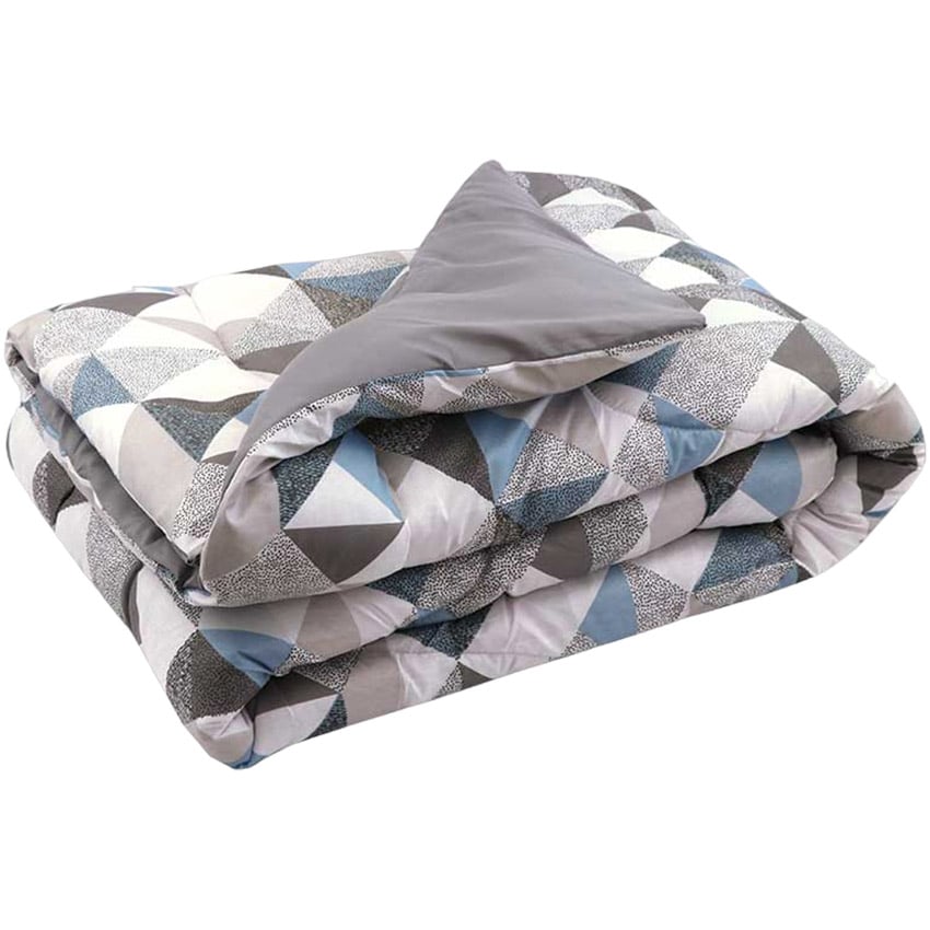 Одеяло силиконовое Руно Абстракция, 140х205 см, серо-голубое (321.53Абстракція) - фото 1