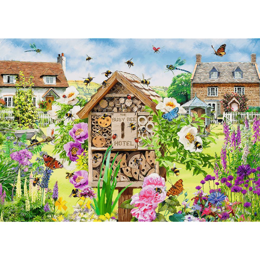Пазли Trefl Час чаювання Будиночок для бджіл 1000 елементів - фото 2