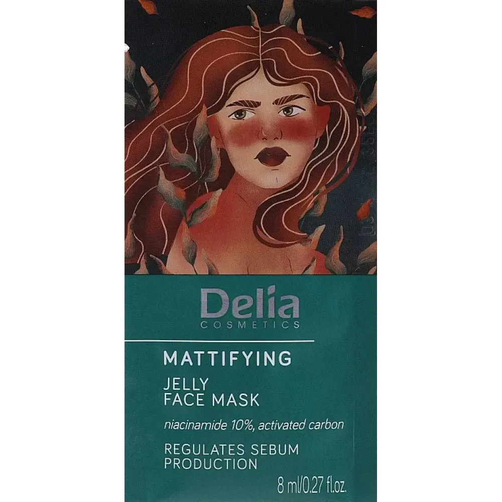 Маска для лица Delia Cosmetics Mattifying Jelly Face Mask 8 мл - фото 1