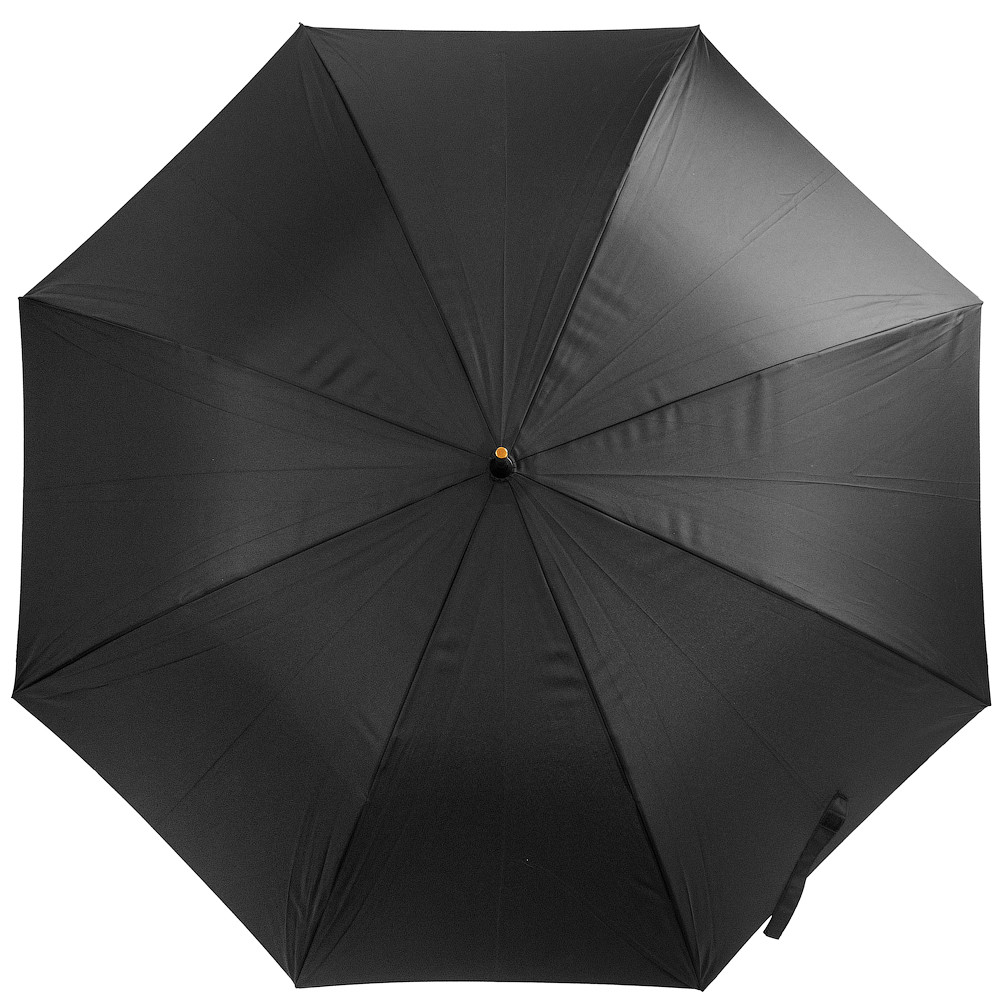 Чоловіча парасолька-палиця напівавтомат Zest 112 см чорна - фото 2